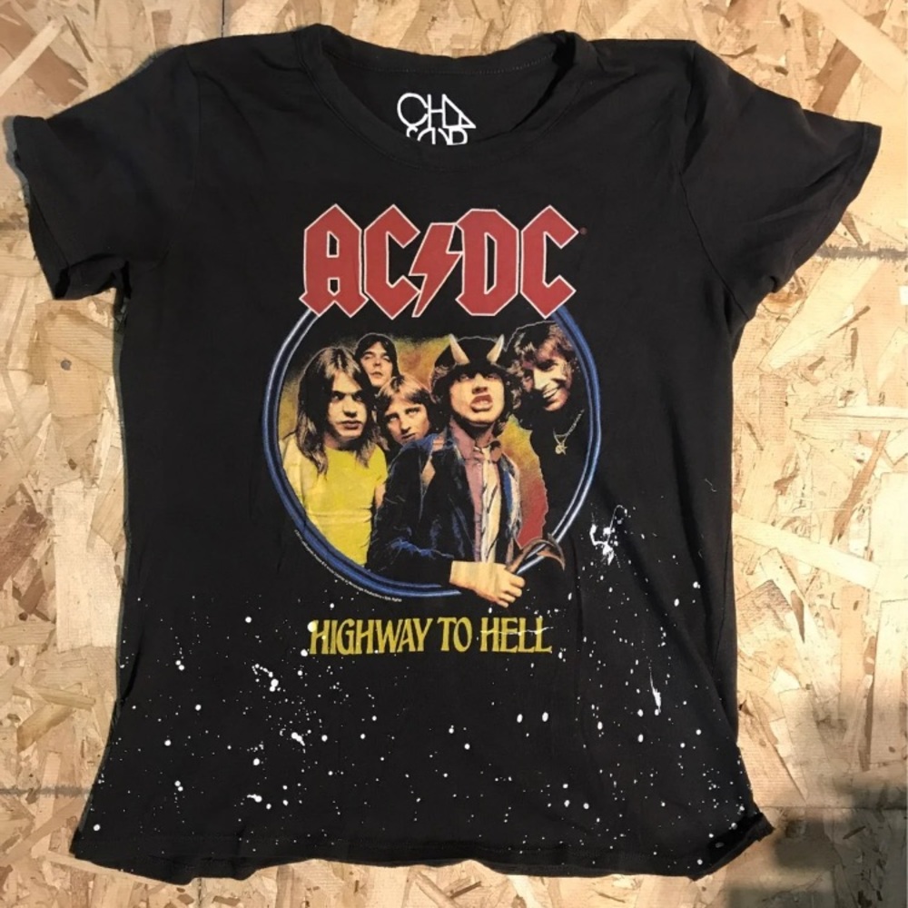 Chaser highway to hell AC/DC tee medium
